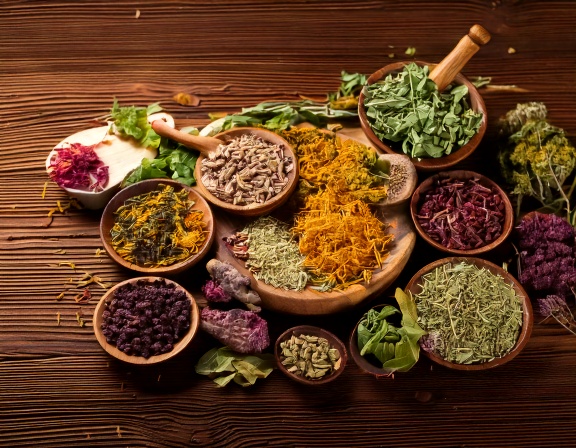 firefly generate an image of dried herbs; herbal remedy, spices, traditional folk, anti infla 252365