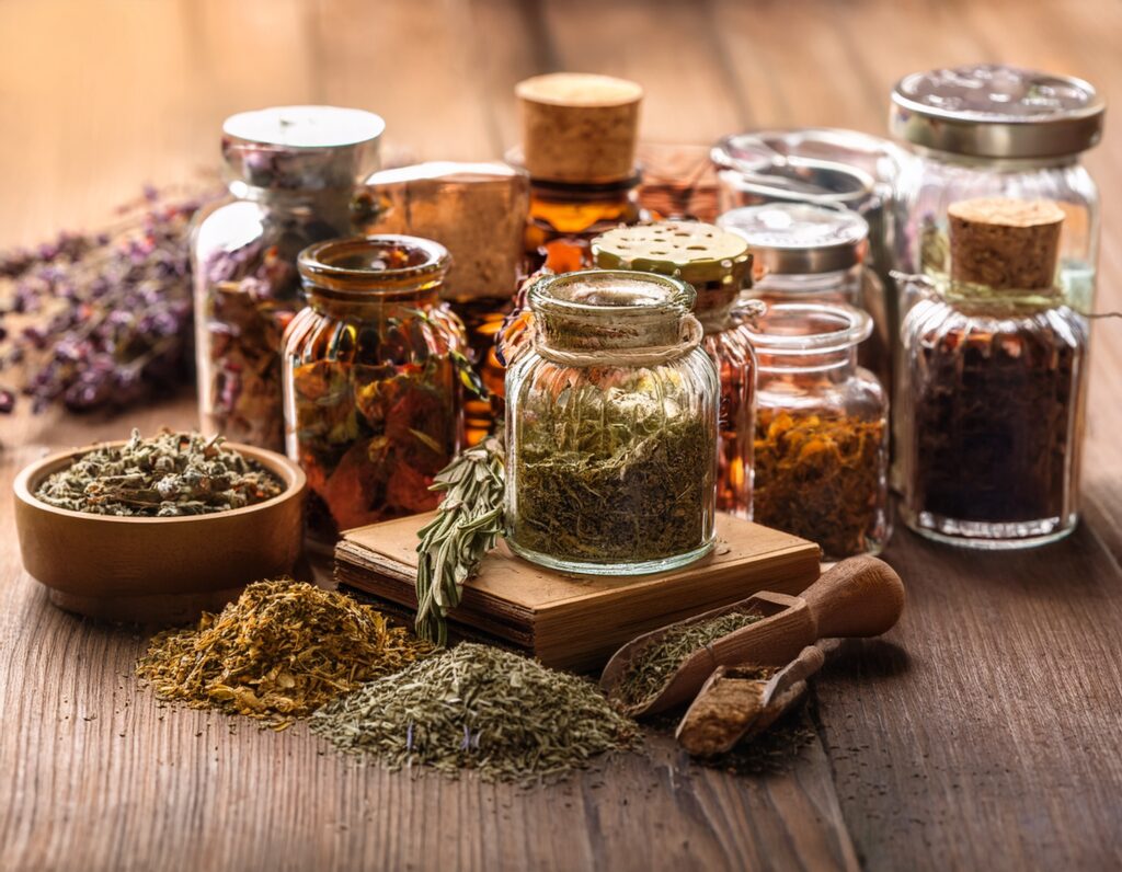 firefly generate an image of a dried herbs; herbal remedy concept 178722 2